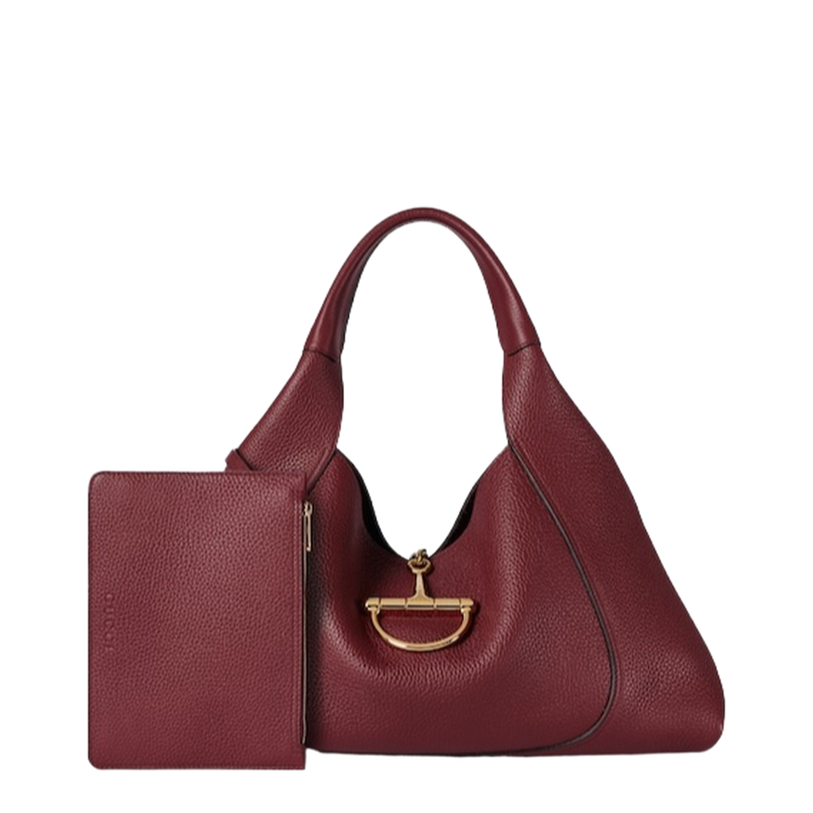 Softbit Maxi Leather Shoulder Bags - Red - Image 2