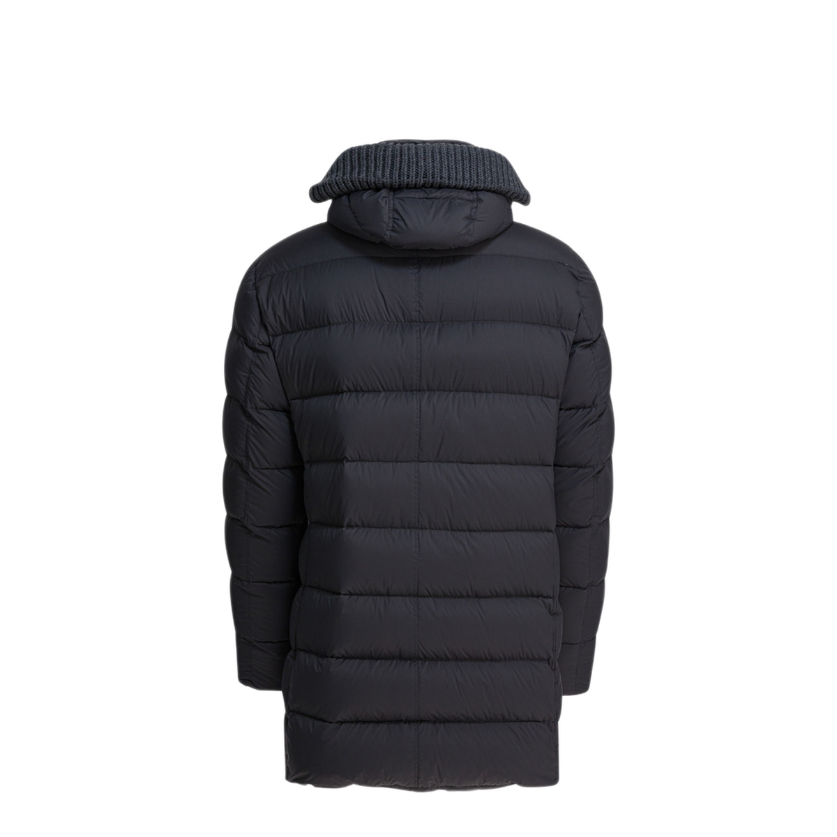 Long Down Jacket With Hood - Image 2