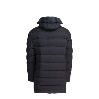 Long Down Jacket With Hood - Image 2