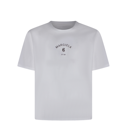 White T-shirt with logo print - Image 2