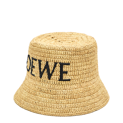 Raffia Bucket Hat - Image 1