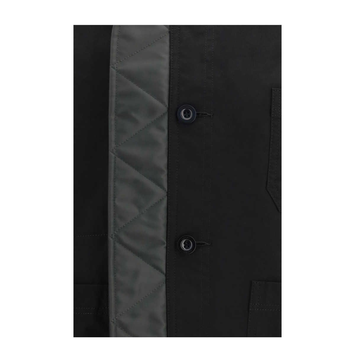Nylon Ripstop Twill Bomber Jacket - Image 3