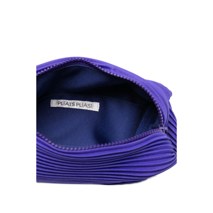 Bias Pleats Polyester Waist Bag - Purple - Image 3