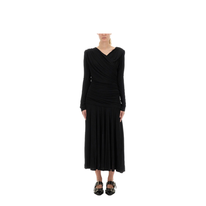 Gathered Midi Dress - Image 1