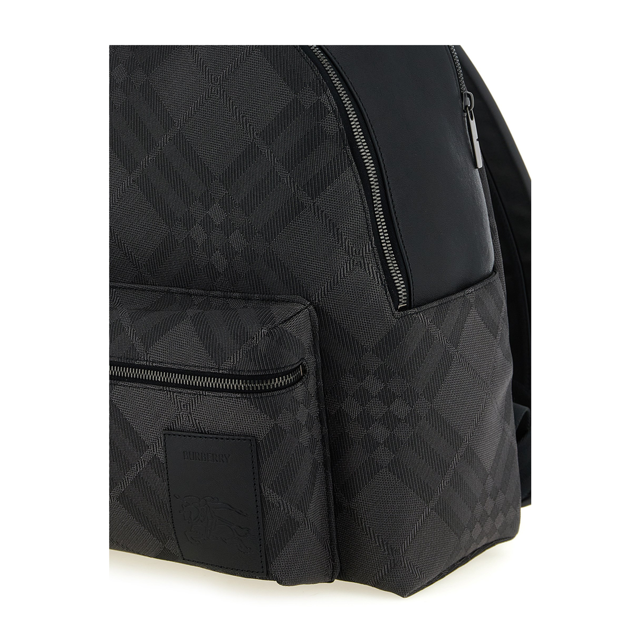 Chester Calf Leather Backpack - Black - Image 3