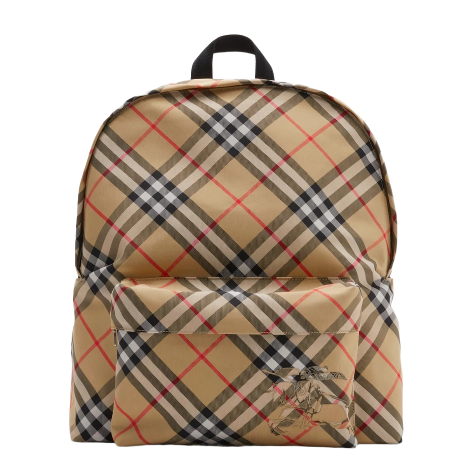 Check Canvas Backpack - Sand - Image 1