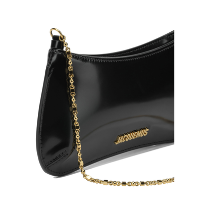 Le Petit Bisou Small Calfskin Shoulder Bag - Black - Image 4