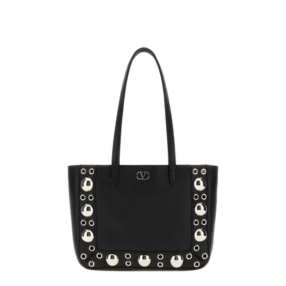 Black Leather Handbag - Image 1