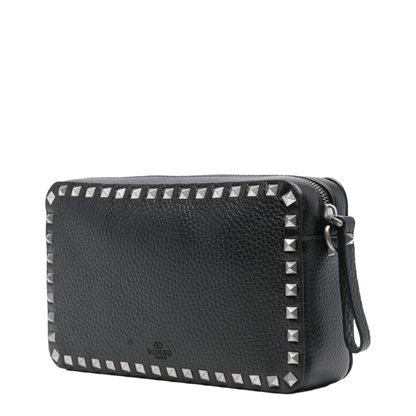 Rockstud Leather Messenger Bag - Image 2