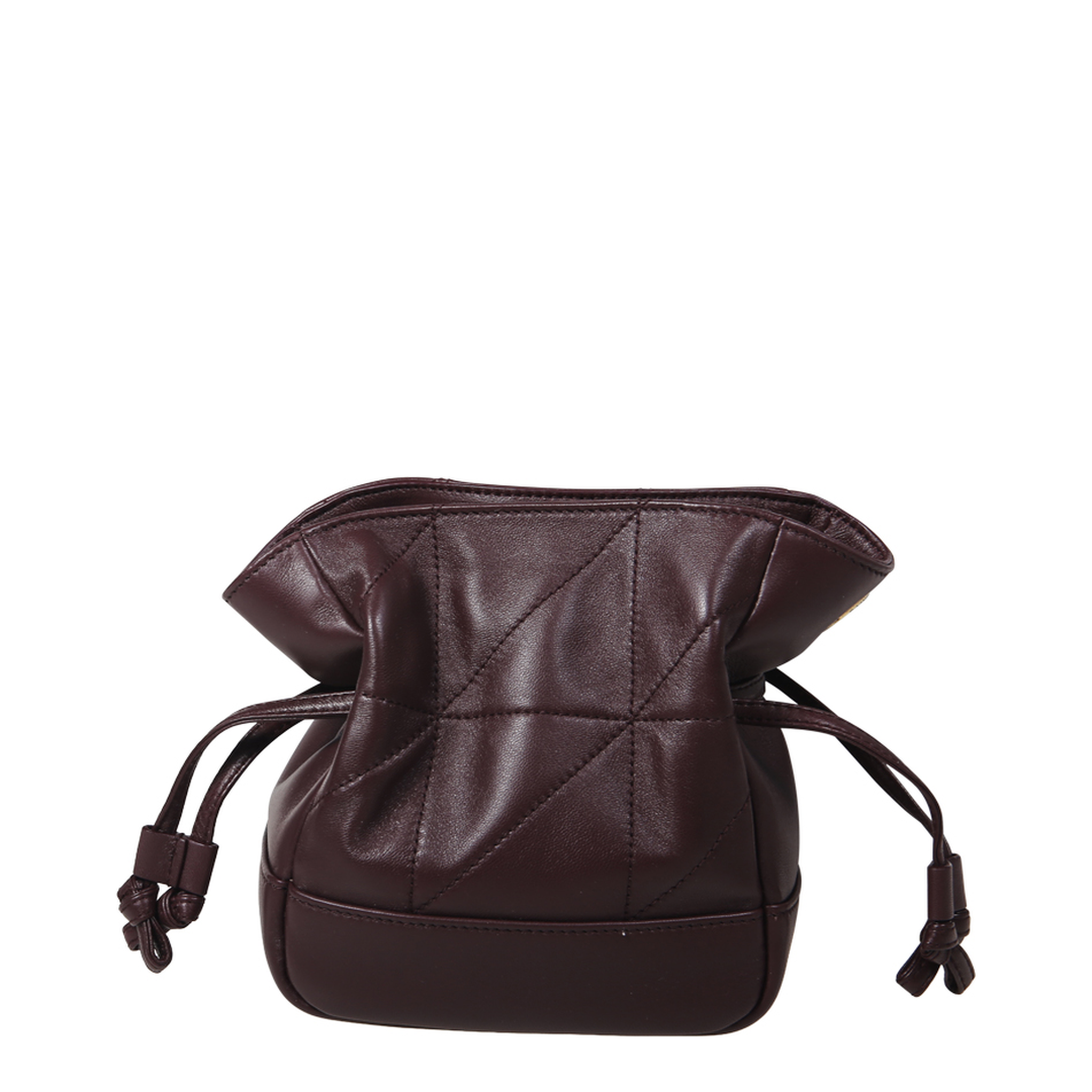 Jamie Mini Lambskin Shoulder Pouch - Rouge Cabernet - Image 3