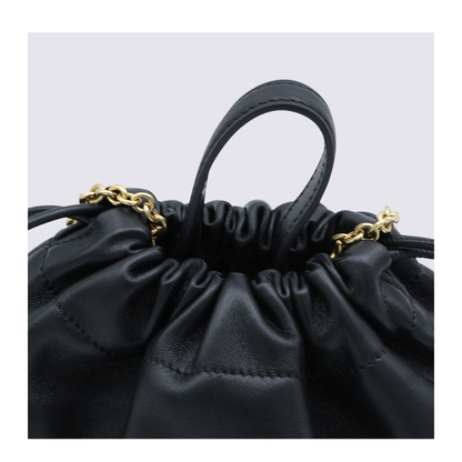 Icons Mini Lambskin Shoulder Bag - Black - Image 8