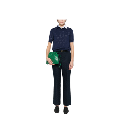 Silk and Cotton Polo Shirt - Image 2