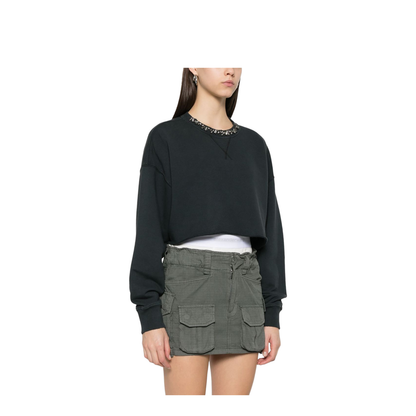 Organic Cotton Cropped Sweatshirt - Image 3