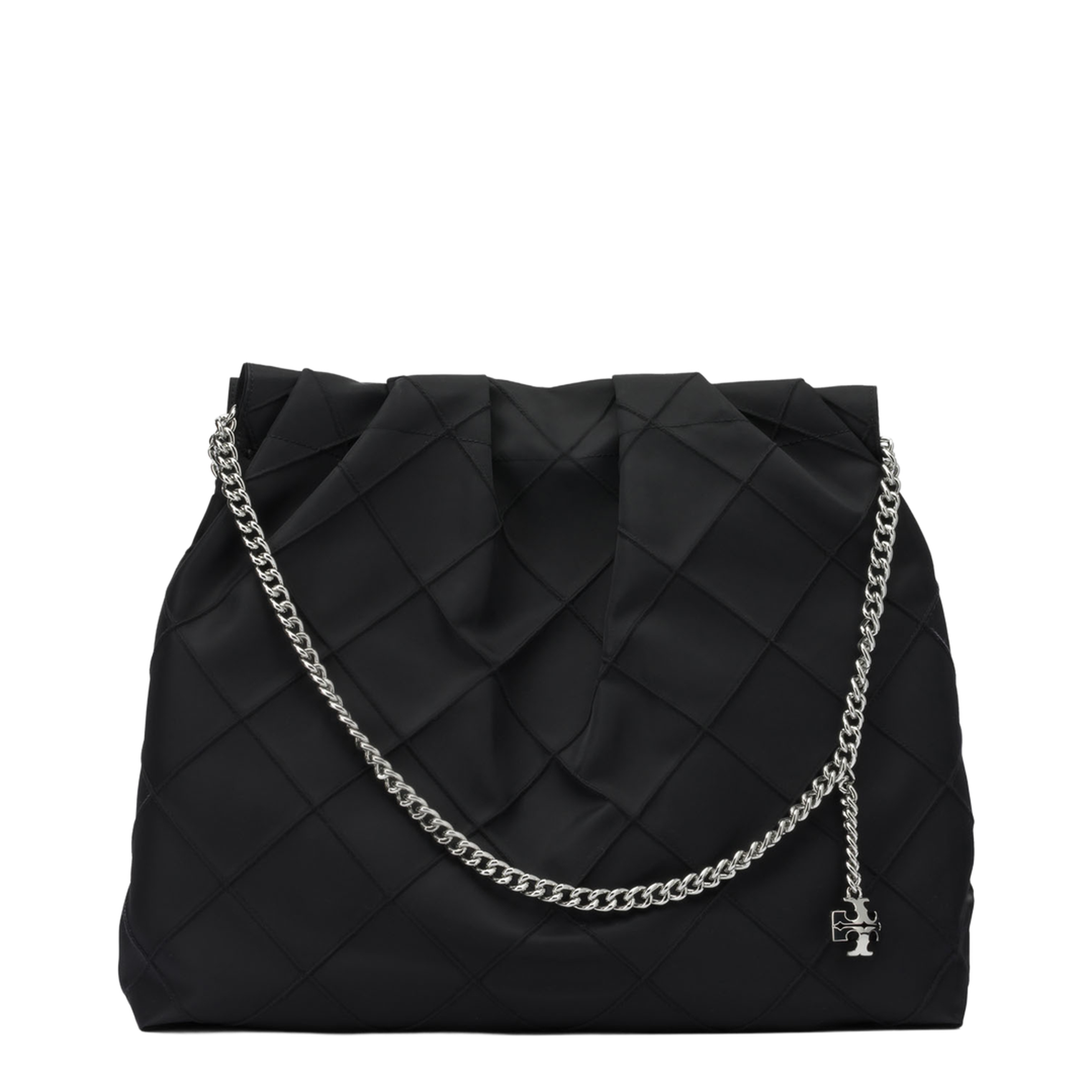 Fleming Nylon Hobo Bag - Black - Image 4