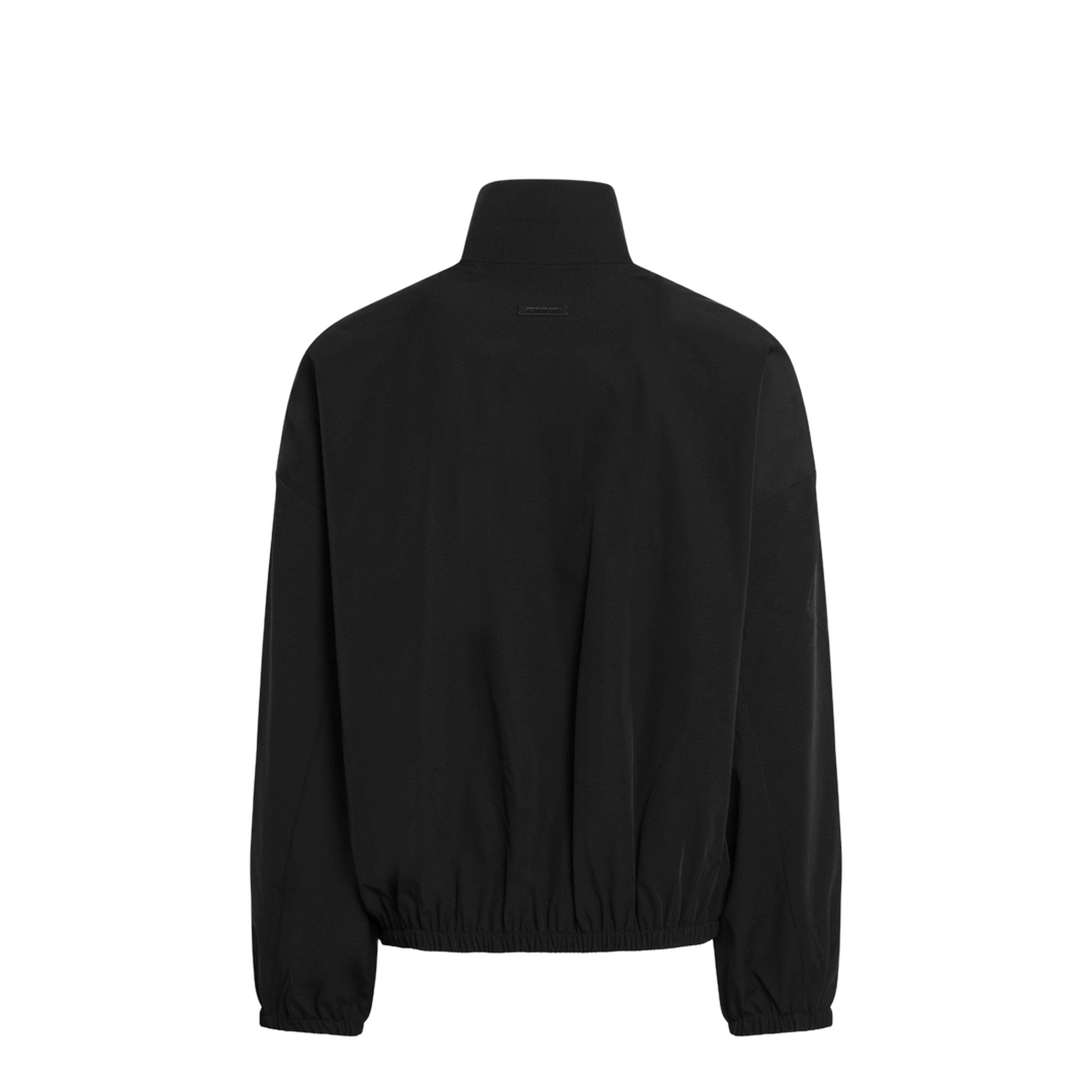 Black Nylon Track Jacket - Image 2