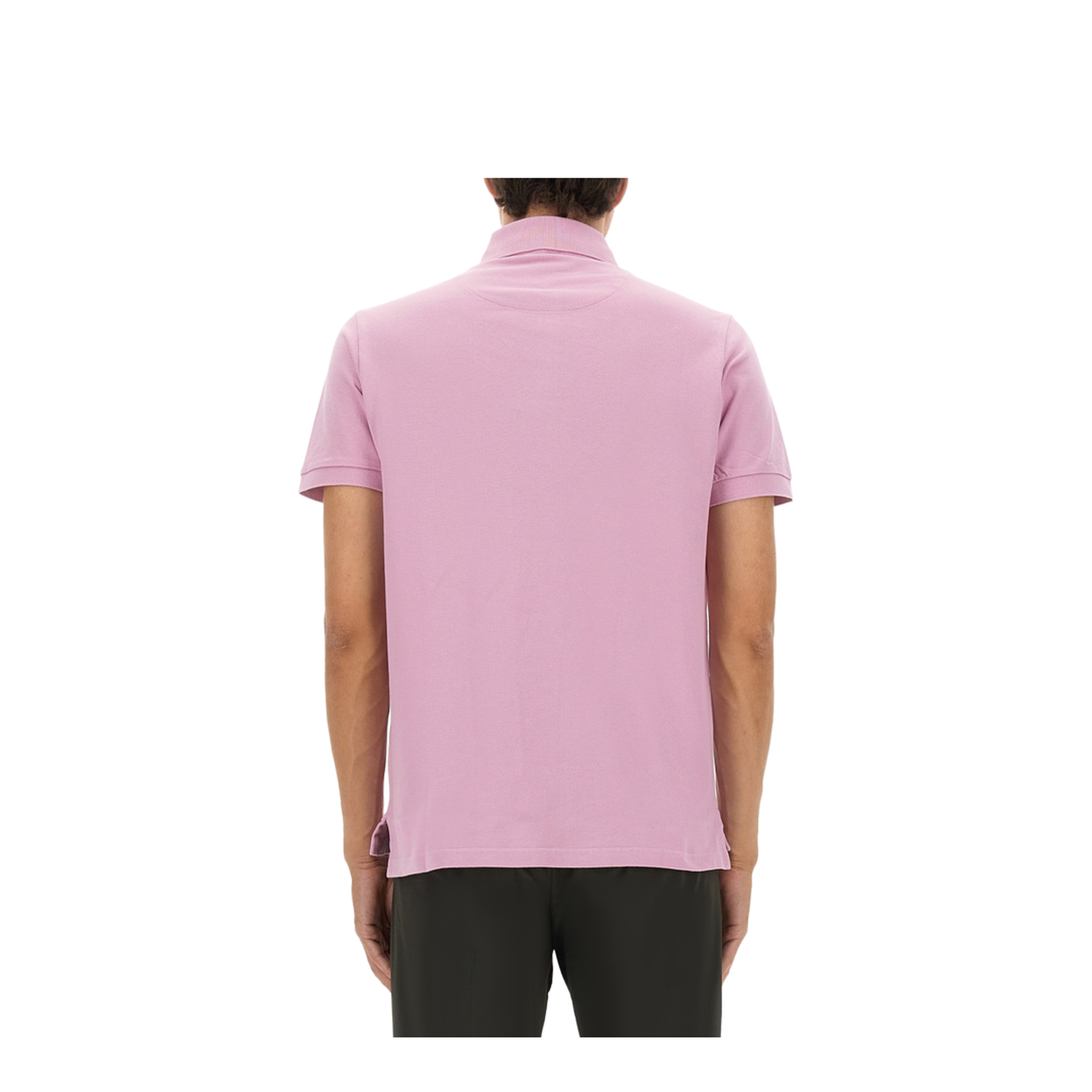Cotton Polo Shirt with Pegasus - Image 3