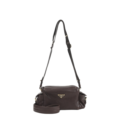 Explore Small Nappa Leather Shoulder Bags - Sienna - Image 3