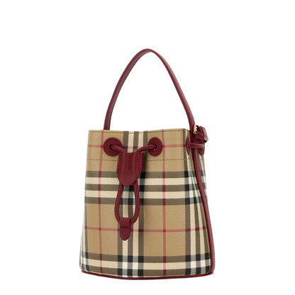 Checkered Bucket Bag - Image 5