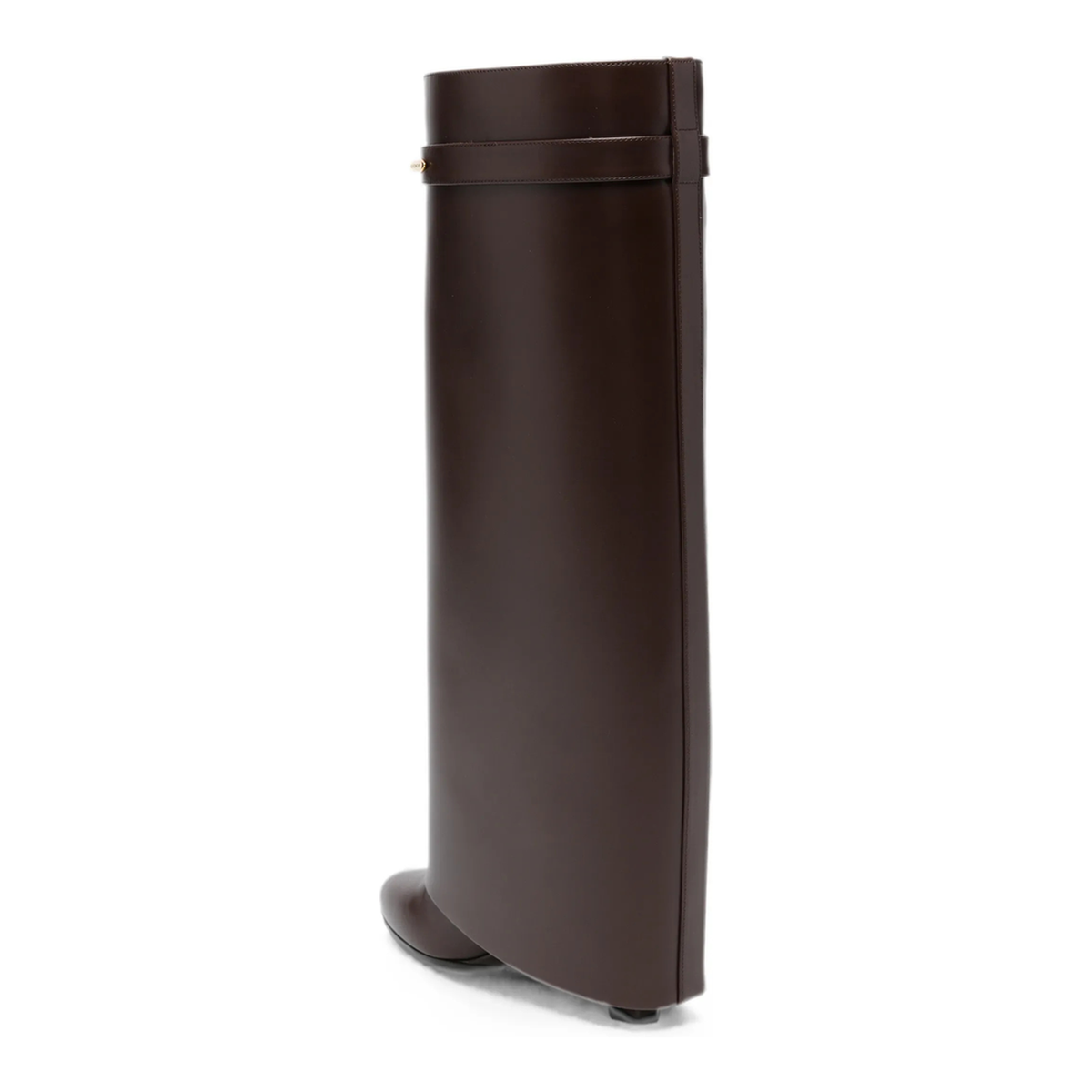 Shark Pinch Leather Boots In Ebony Brown - Image 3