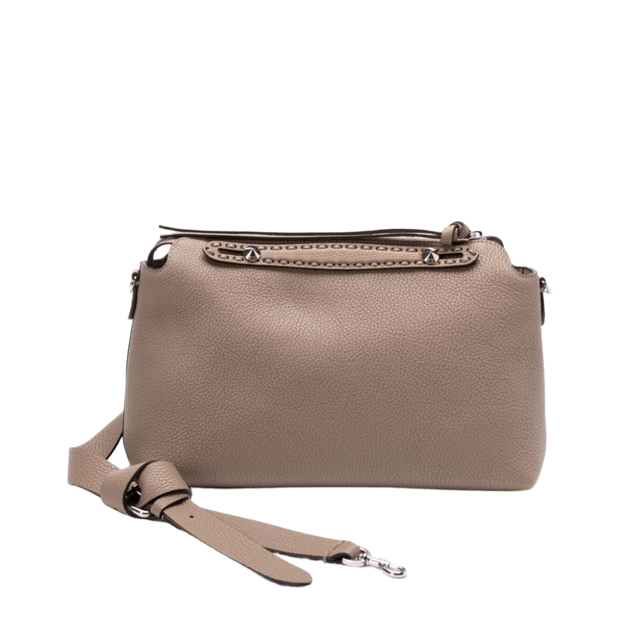 By The Way Selleria Large Calfskin Shoulder Bag - Dove Gray - Image 4