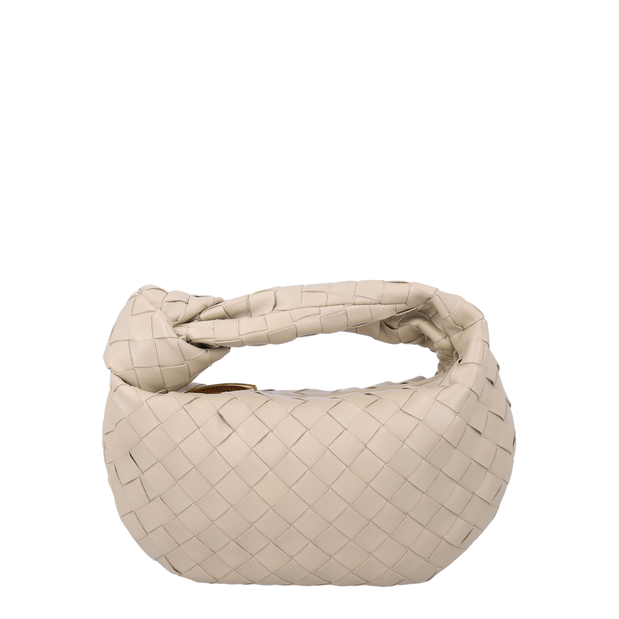 Jodie Mini Lambskin Top-Handle Bag - Ecru - Image 1