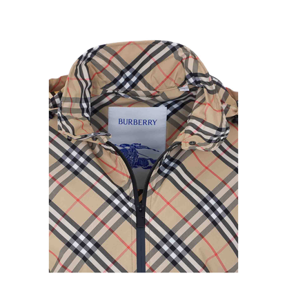 Beige Jacket With Frontal Zip Closure - Image 3