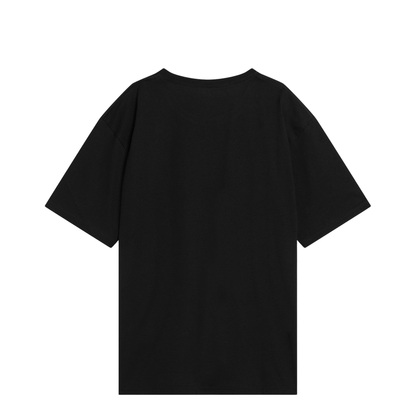 Black Cotton T-Shirt - Image 2