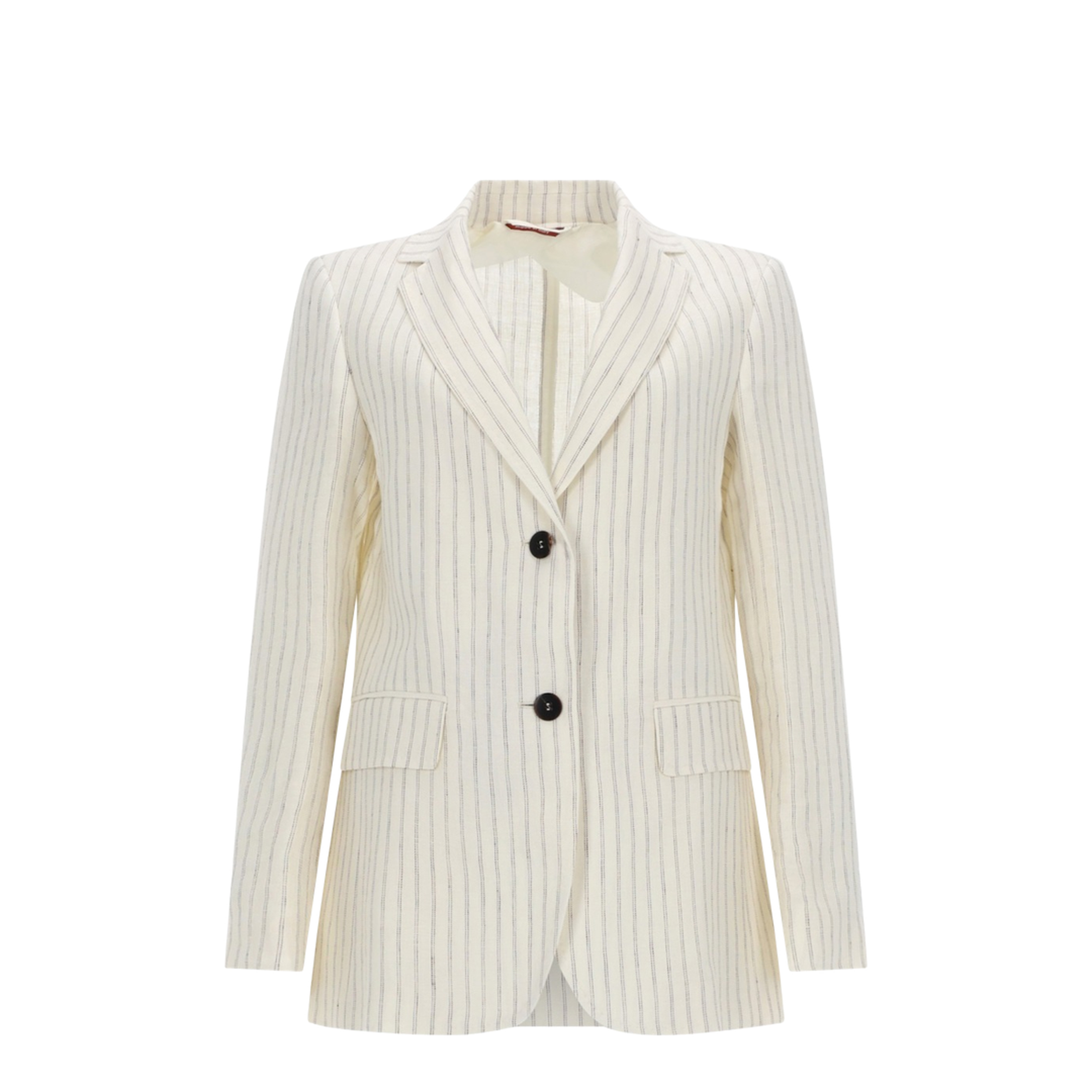 Linen Pinstripe Blazer - Image 1
