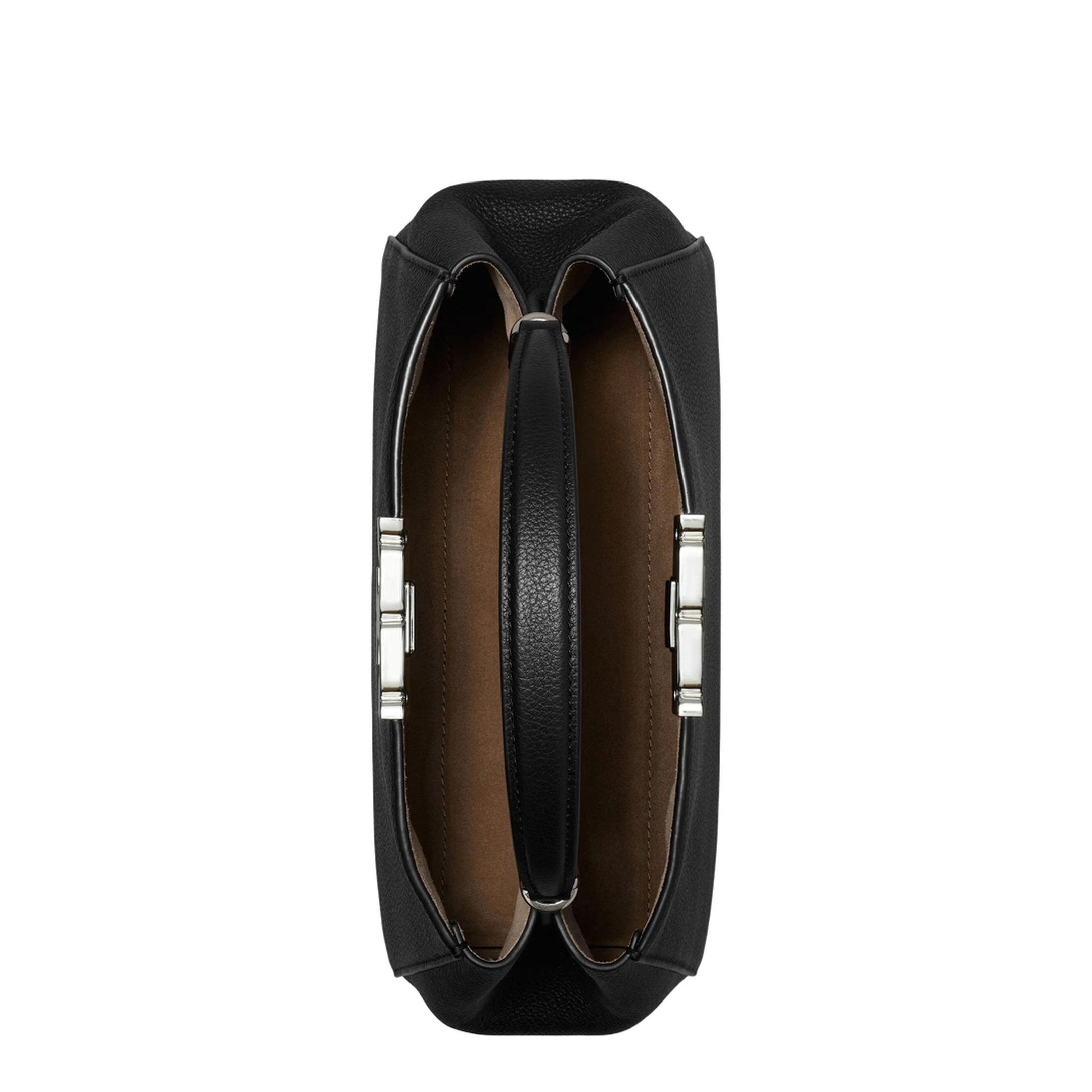 Eleanor Pebbled Medium Satchel Bag - Image 3