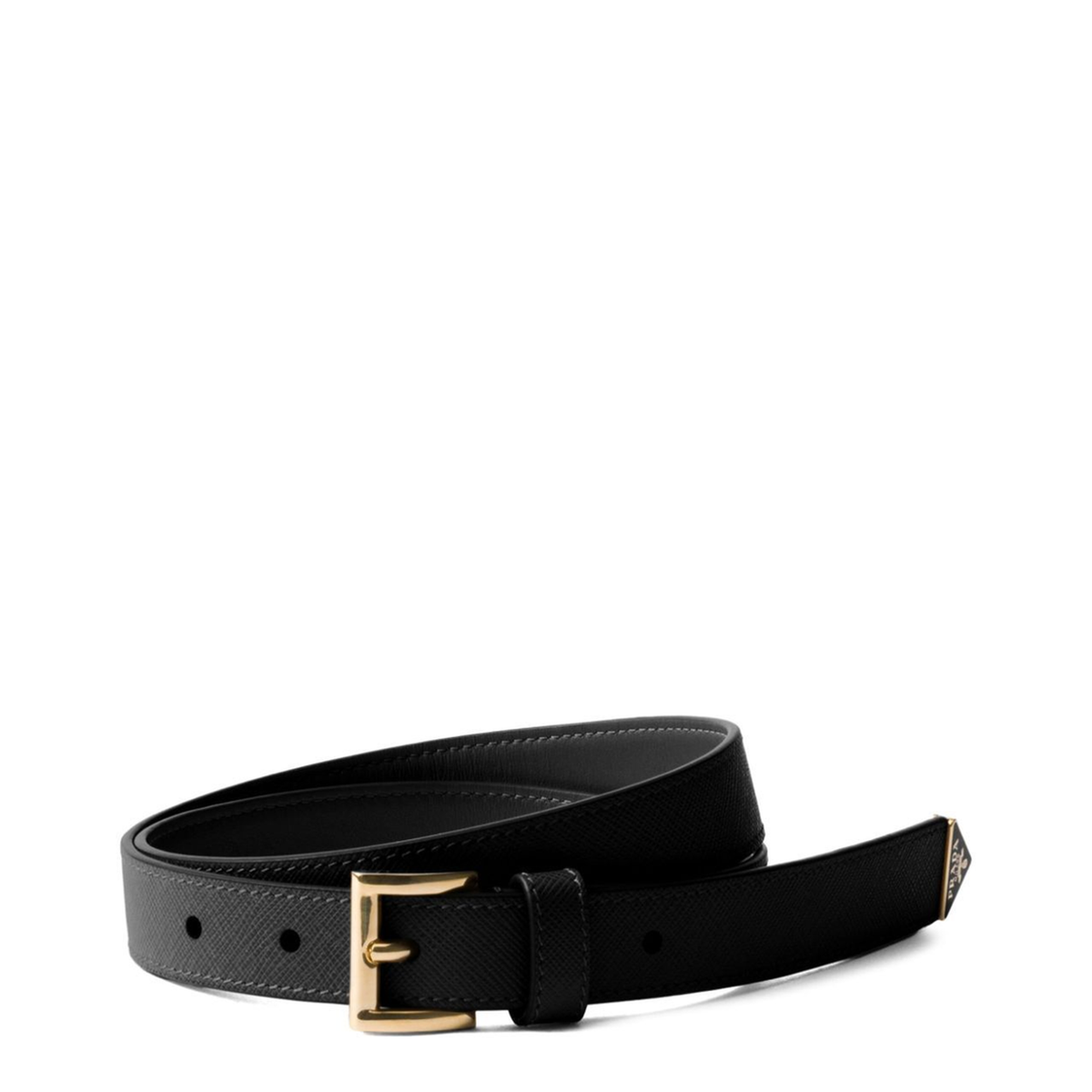 Black Leather Belt - Image 1