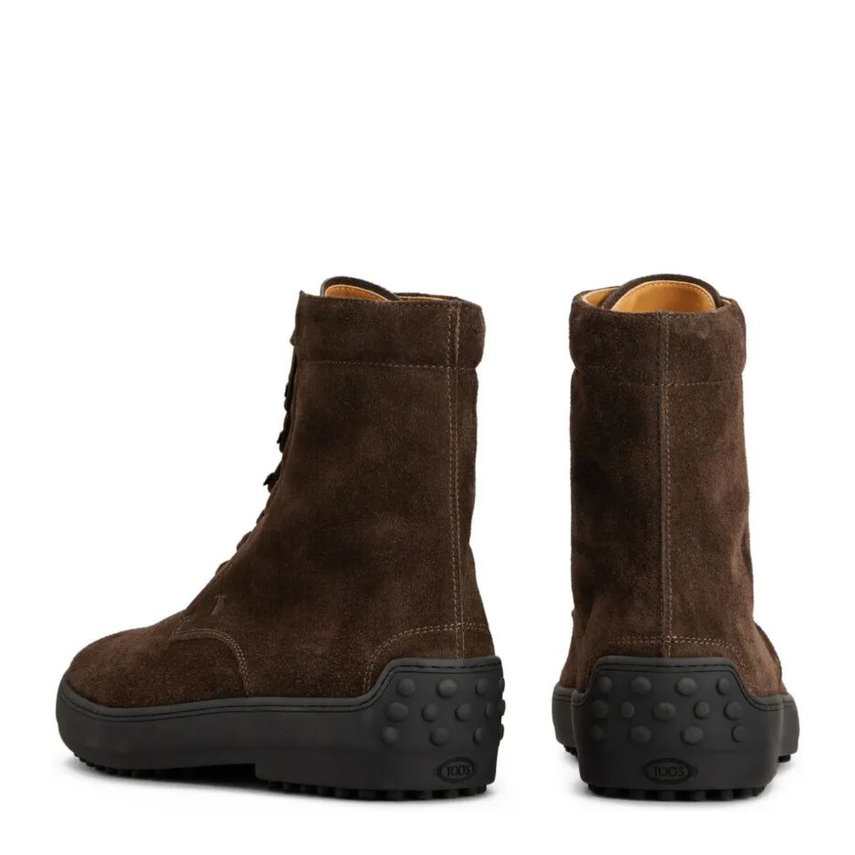 Suede Gommino Combat Boots - Image 3