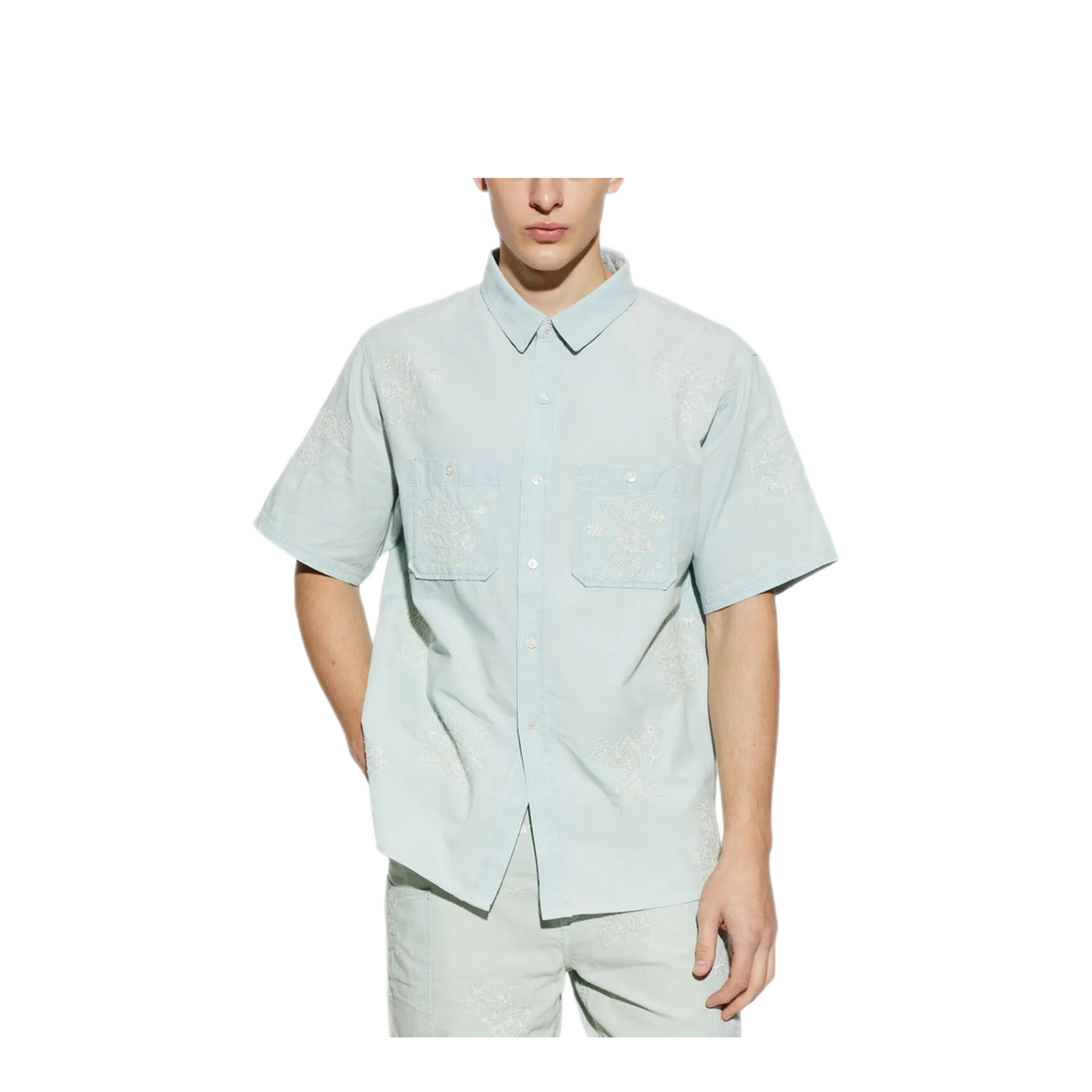 Embroidered Short Sleeve Shirt - Image 3