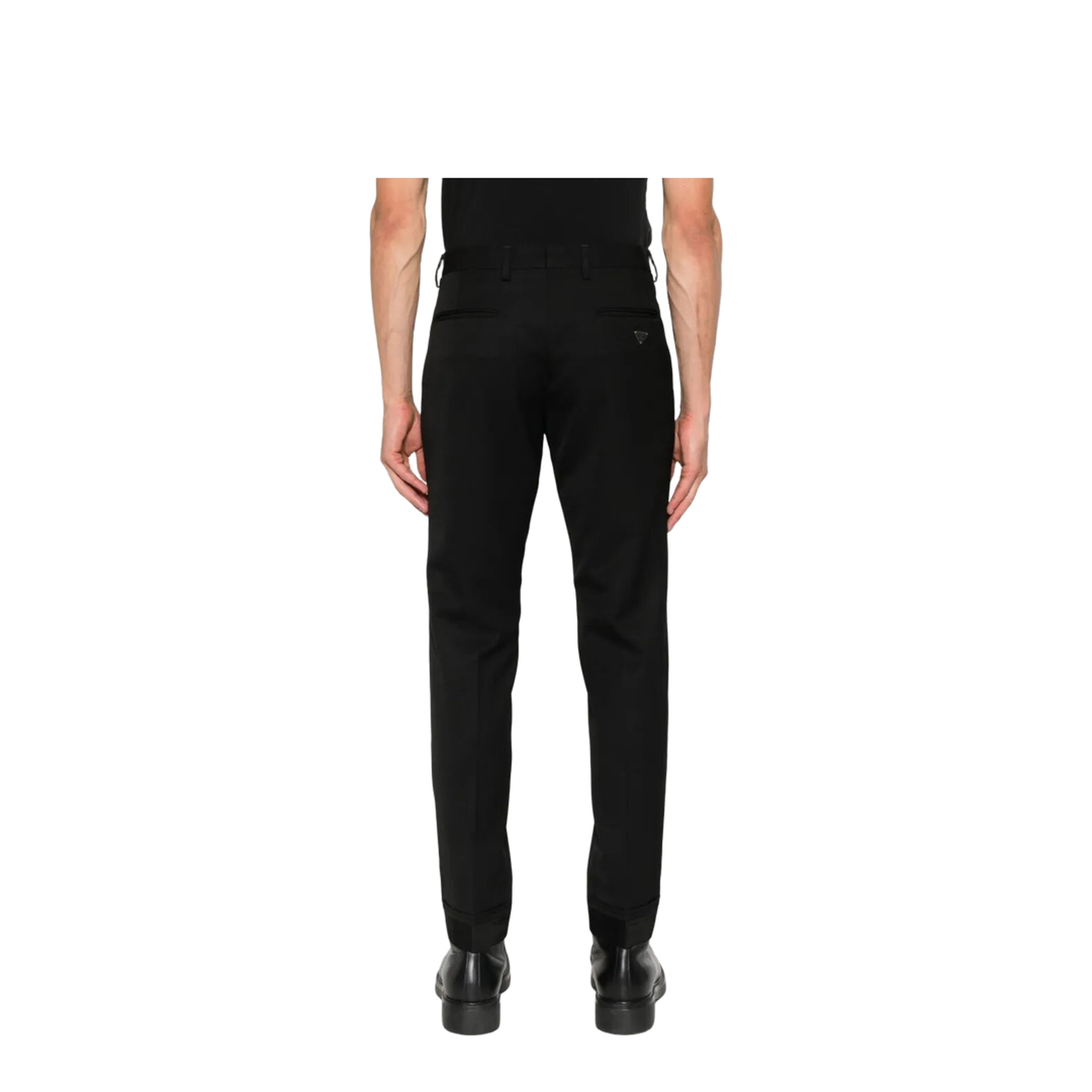 Straight Leg Wool Trousers - Image 4