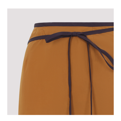 Nylon Midi Skirt - Image 5