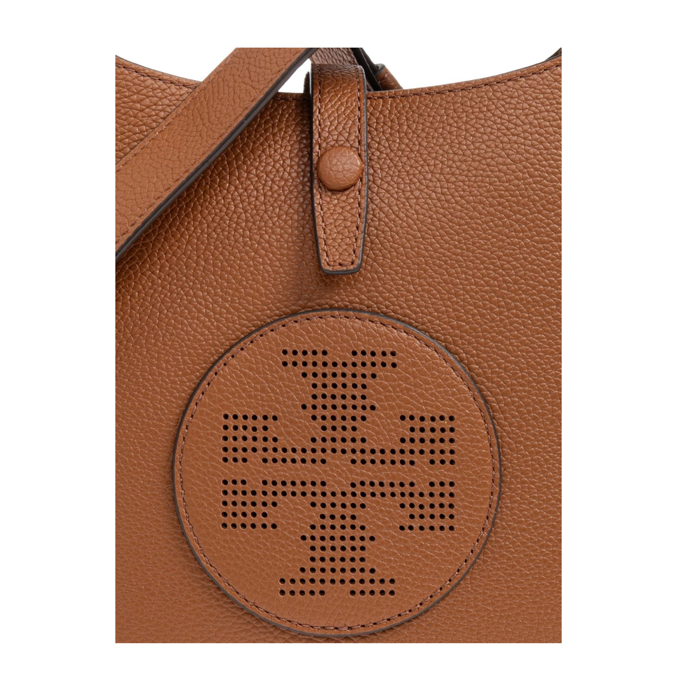 Miller Swing Pebbled Leather Crossbody Bag - Aged Tan - Image 4