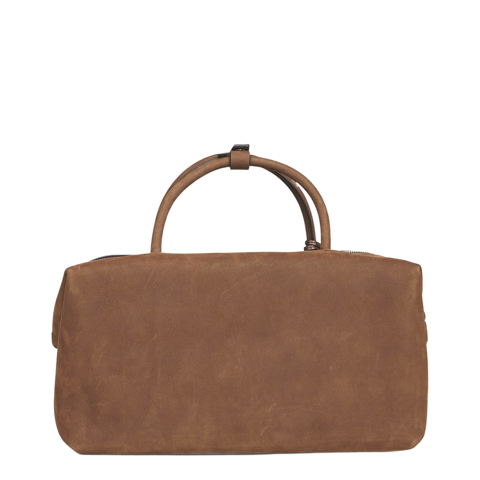 Holdall Medium Shoulder Bag Suede Brown - Image 3