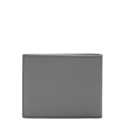 Squared FF Wallet Light Gray Calf Leather - Image 2