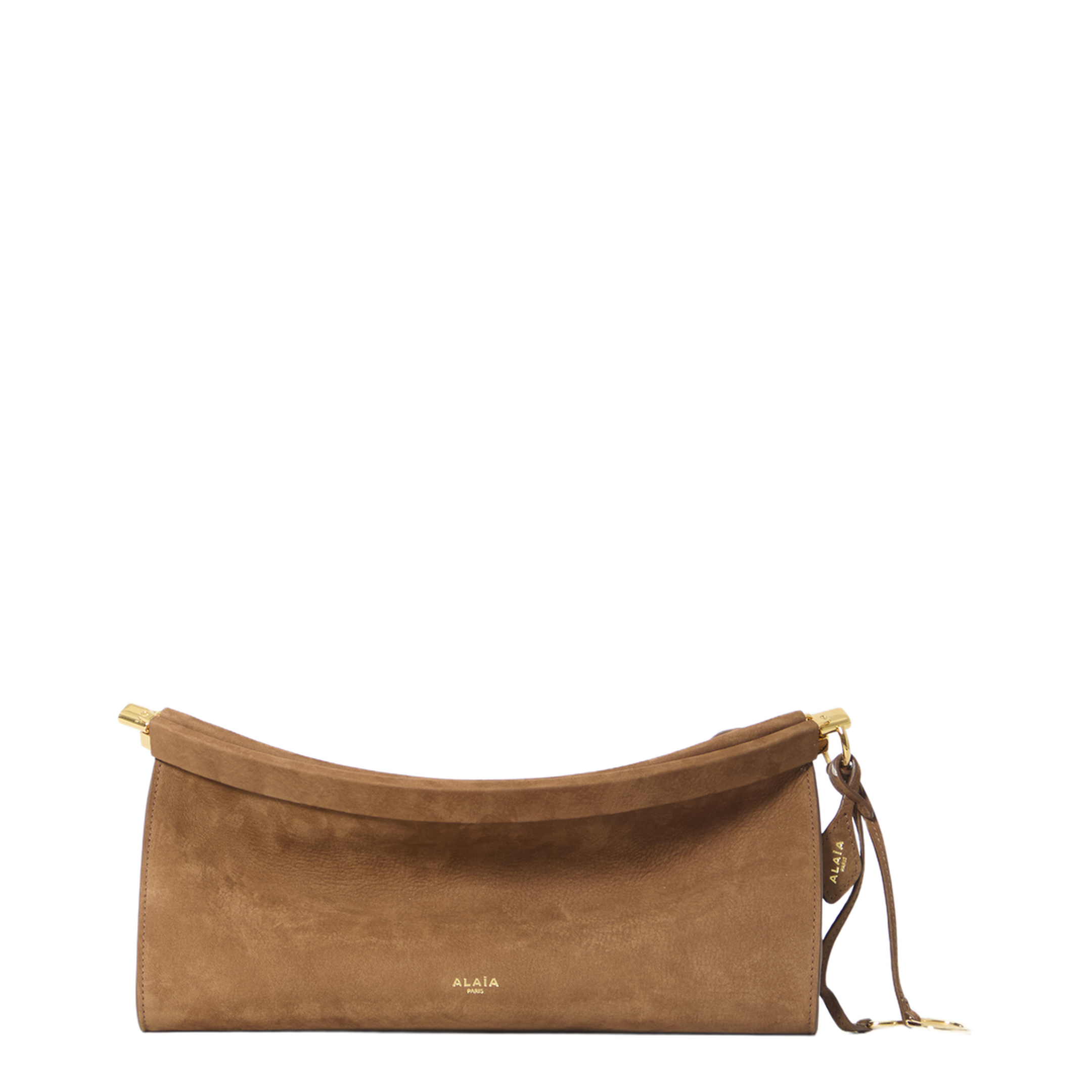 Le Click East West Medium Calfskin Bag - Brown - Image 1