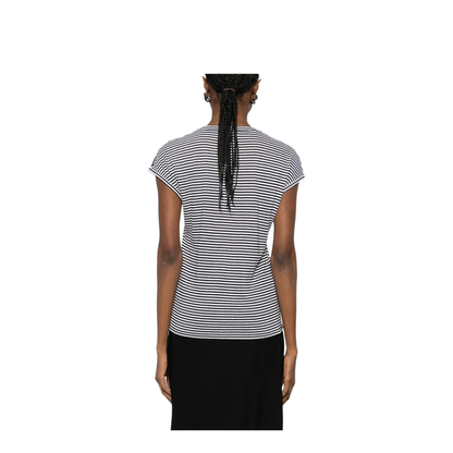 Striped Viscose T-Shirt - Image 4
