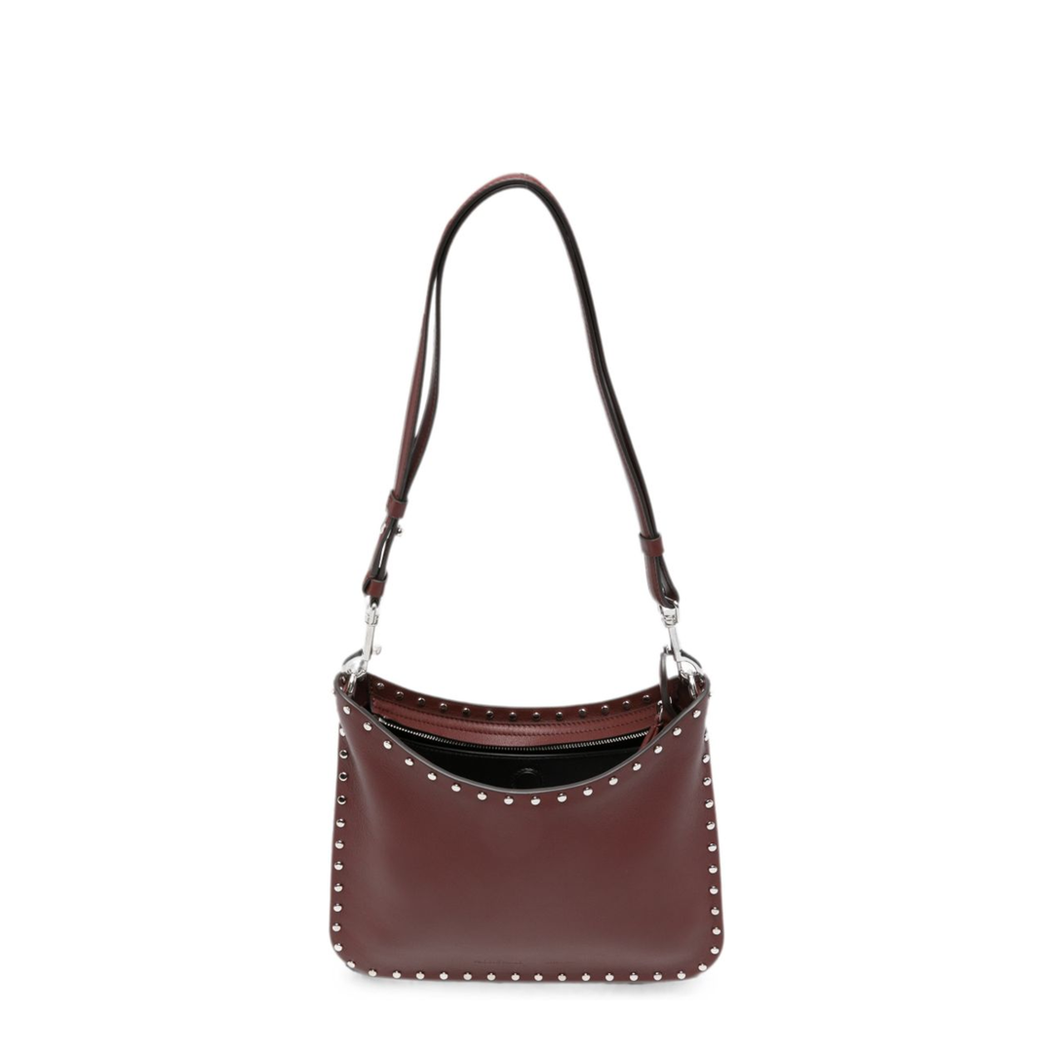 Gig Bag Small Calf Leather Shoulder Bag - Chestnut - Image 3