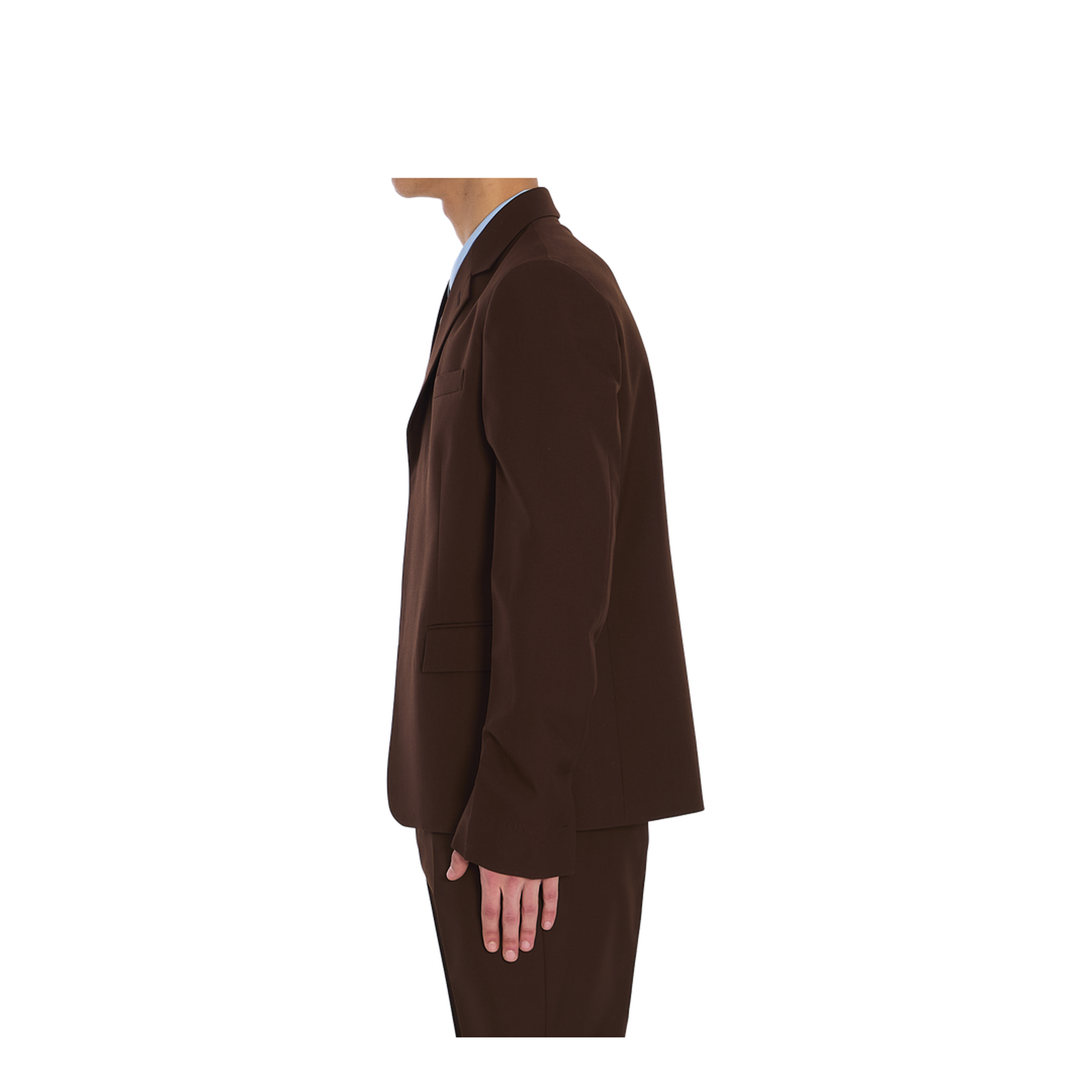 Wool Twill Single-Breasted Jacket - Image 3