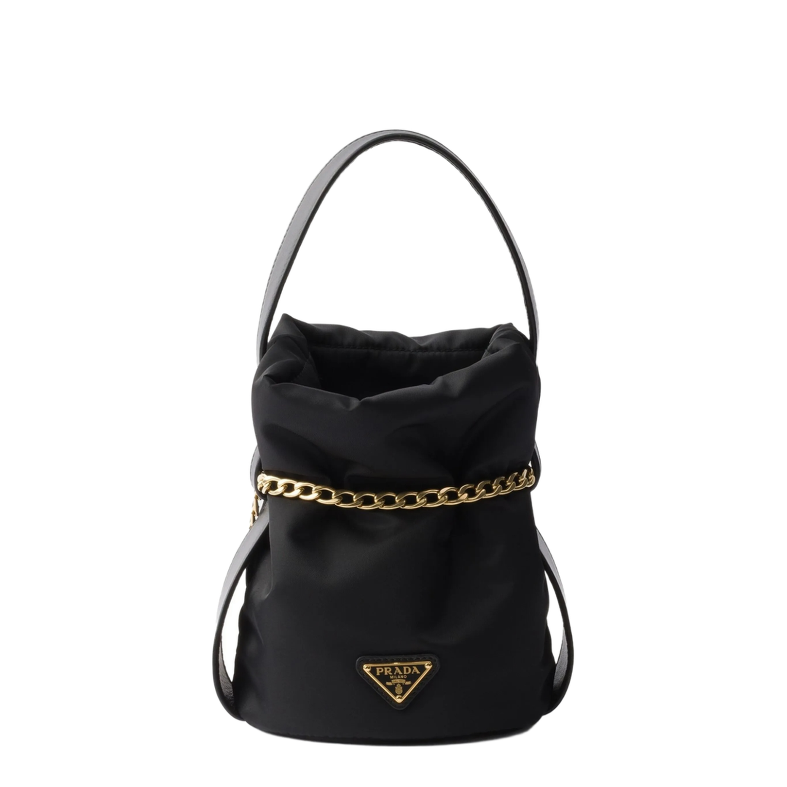 Black Petit Sac Noir Re-nylon And Nappa Leather Mini - Image 1