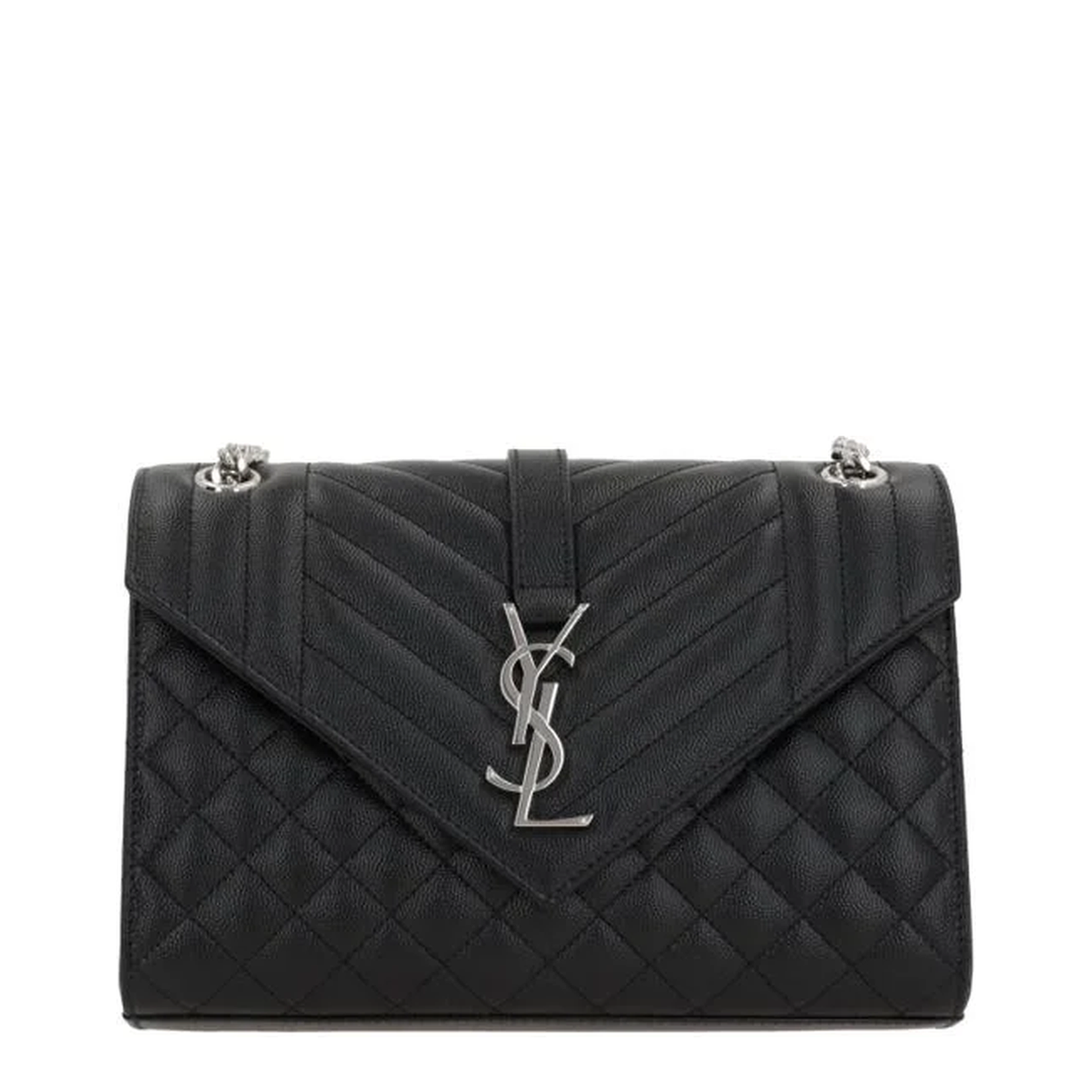 Envelope Medium In Quilted Grain De Poudre Embossed Leather - Image 4