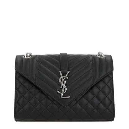 Envelope Medium In Quilted Grain De Poudre Embossed Leather - Image 4