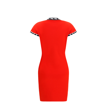 Cotton Knit Mini Dress - Image 2