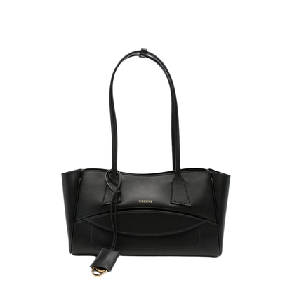Flap XS Calfskin Tote - Black - Image 1