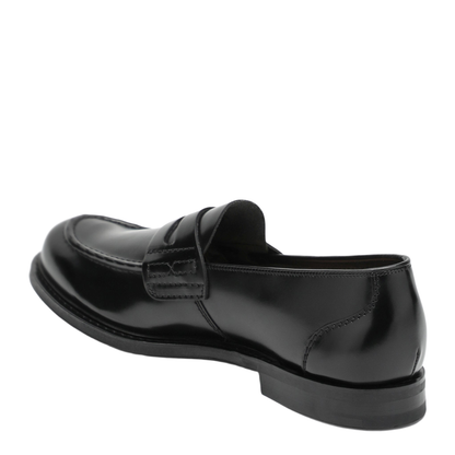 Black Leather Loafers - Image 2