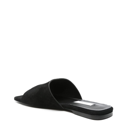 Flat Sandals - Black - Image 4