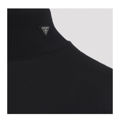 Ribbed Knit Turtleneck Top - Image 5