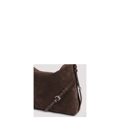 Medium Voyou Shoulder Bag Ebony Brown - Image 5